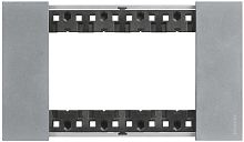 Рамка горизонтальная Legrand BTicino Living Now 1-м. 4 мод. металл луна картинка